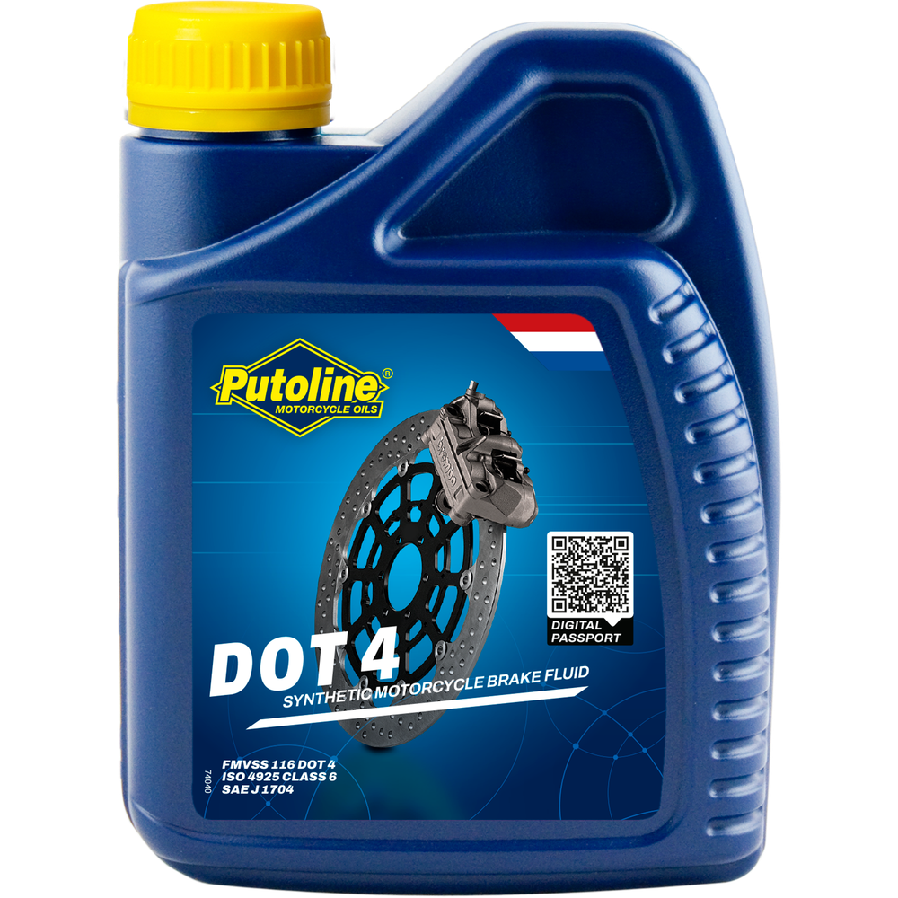 Putoline DOT 4 Brake Fluid 500ml 74040