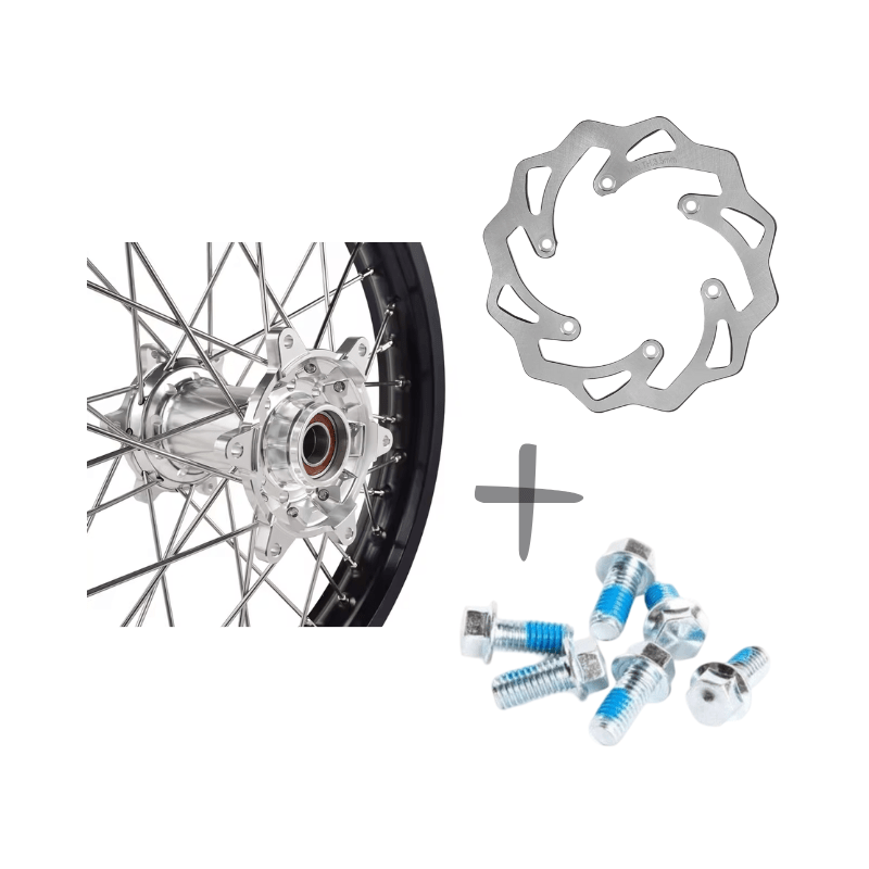 Rear Wheel 18“ + Rear Brake Disc for KTM/HUSQVARNA/GASGAS 2017-2025 2.15x18 RT-RACING