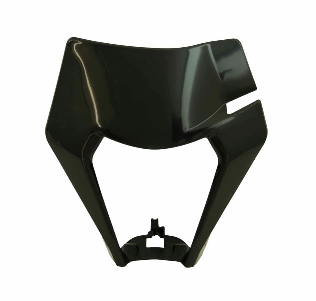 R-Tech Headlight Mask Front Plate Black KTM XC-W/EXC/EXC-F/XCF-W 2019-2023