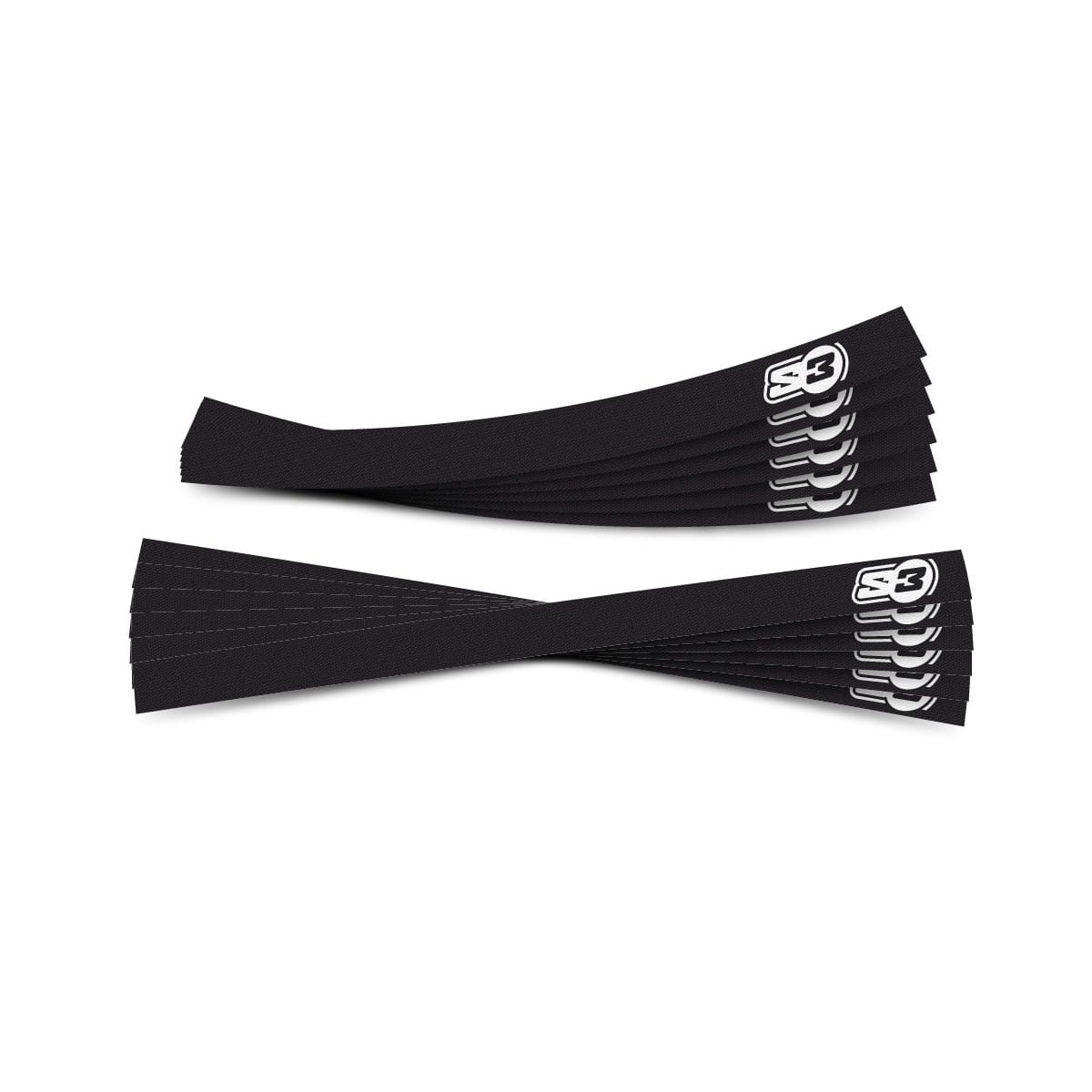 S3 Full Wheel Stickers - Black (DE-900/913-B)