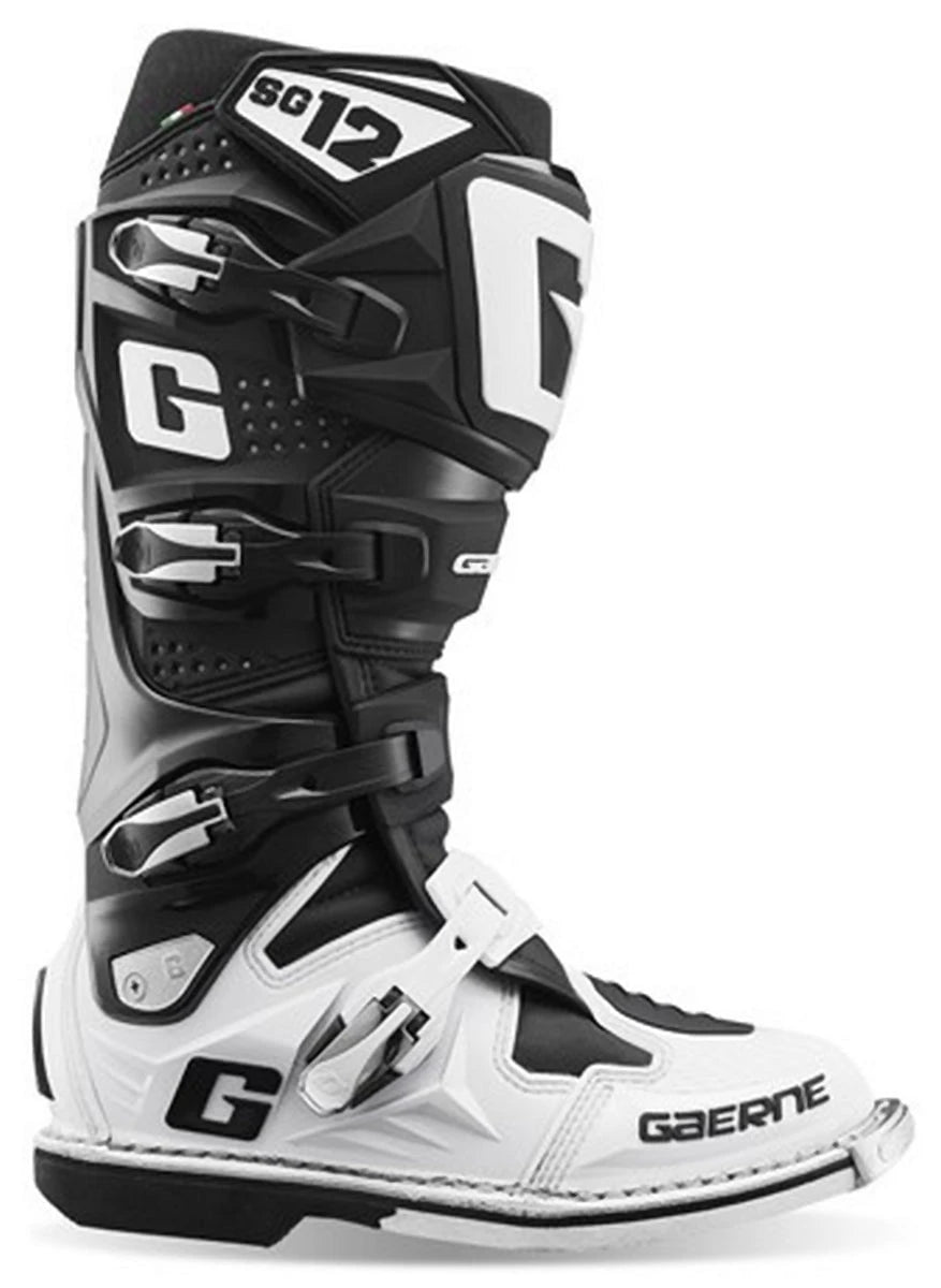 BOOTS GAERNE SG 12 WHITE BLACK