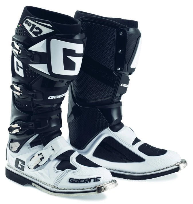 BOOTS GAERNE SG 12 WHITE BLACK