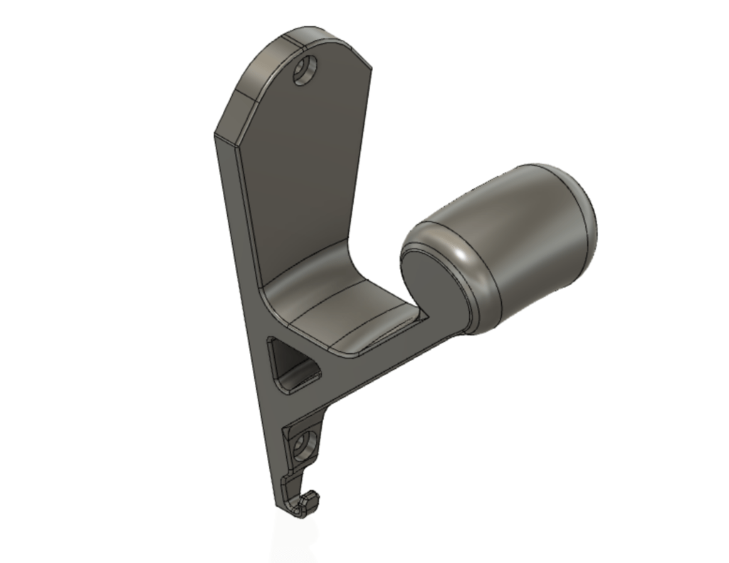 Helmet Wall Hook - Black