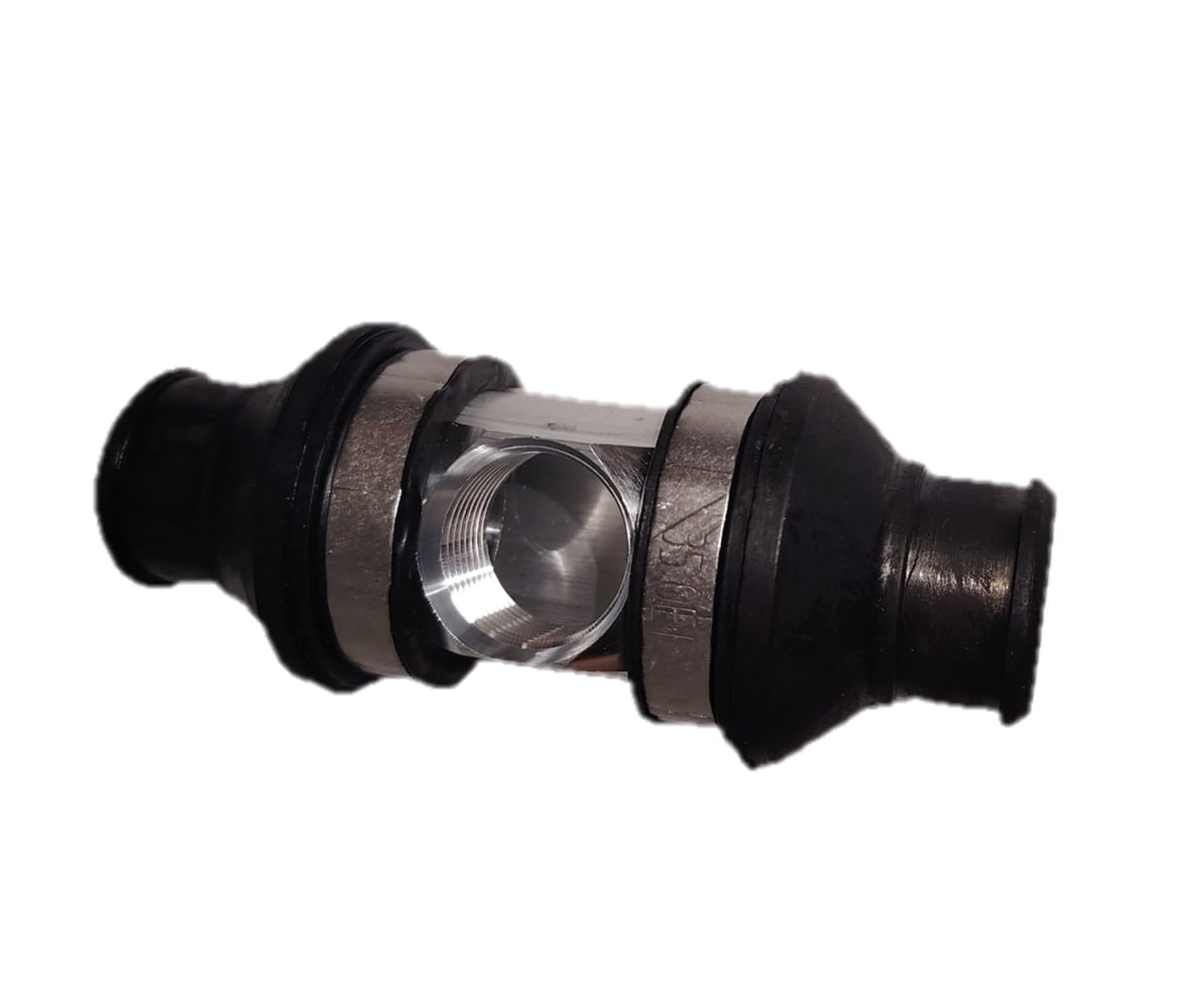 Radiator T-Connector with Hose Clamps for KTM 2007-2012 - 77335026000