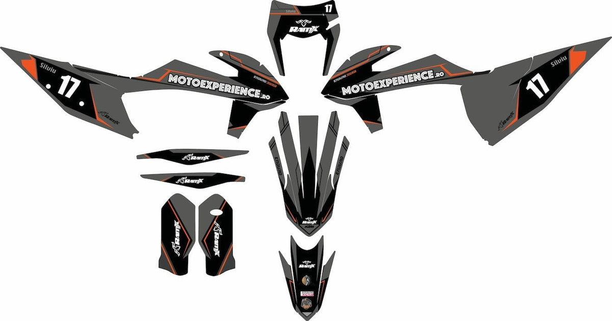 Stickers for KTM 2020-2023 2T/4T all models — Black