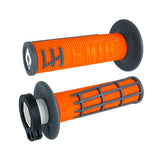 ODI EMIG 2.0 V2 Lock-On Grip Set Orange / Graphite H36E2OH