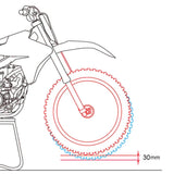 30mm Front Lowdown Inner Kit For WP Forks, KTM/HUSQVARNA/GASGAS 2017-2023