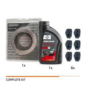 OEM 2T Clutch Kit + Silkolene 15W50 + 6× Damping Rubbers kit
