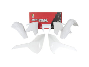 Rtech Husqvarna Plastics Kit (No Fork Guards) - TE/FE 2017-2019 - White