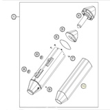 Exhaust Insulating Material for KTM/Husqvarna/GasGas 2020-2026 - 79105081085