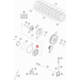 Clutch pressure plate ktm/husqvarna/gasgas 2017-2026+