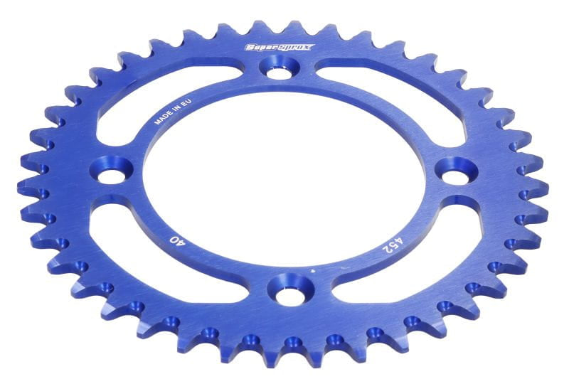 Rear Supersprox Sprocket 40T (40 Teeth) KTM 50 SX for 415 chain - Blue