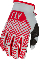 Gloves Off road FLY RACING KINETIC grey/red