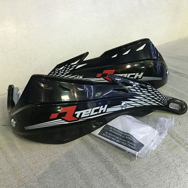 RTech Gladiator Handguards Universal 28mm/22mm Handlebar BLACK