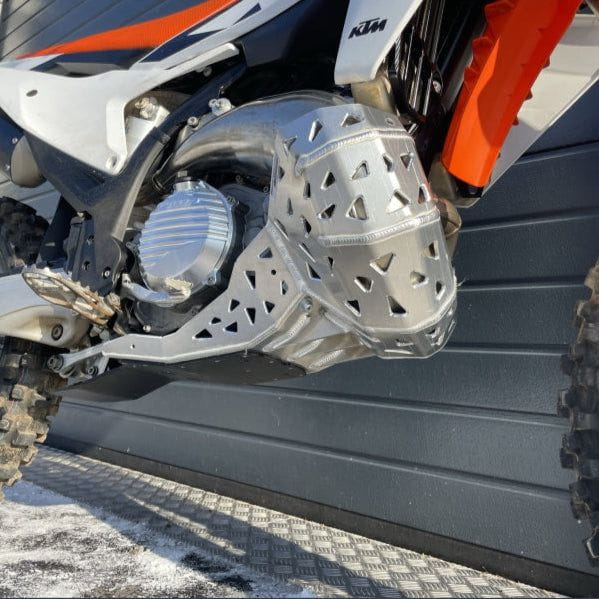 Metalic Skid plate with Prolink/Linkage guard Husqvarna/GasGas 2024-2026 P-Tech