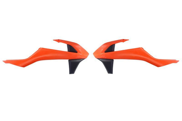 Plastics Side Panes Tank/Radiator Covers 2017-2019 KTM Orange