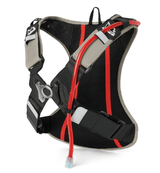 USWE Outlander 4L Hydration Backpack - back view showing NDM 1.0 harness and hydration tube