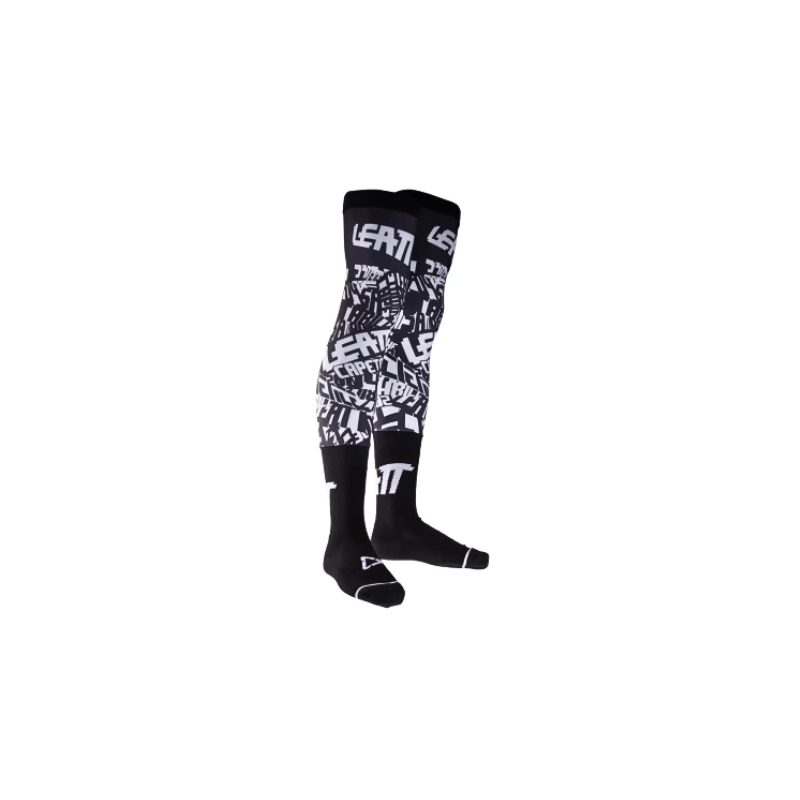Boots Knee Brace Sleeve Socks Blk/Wht