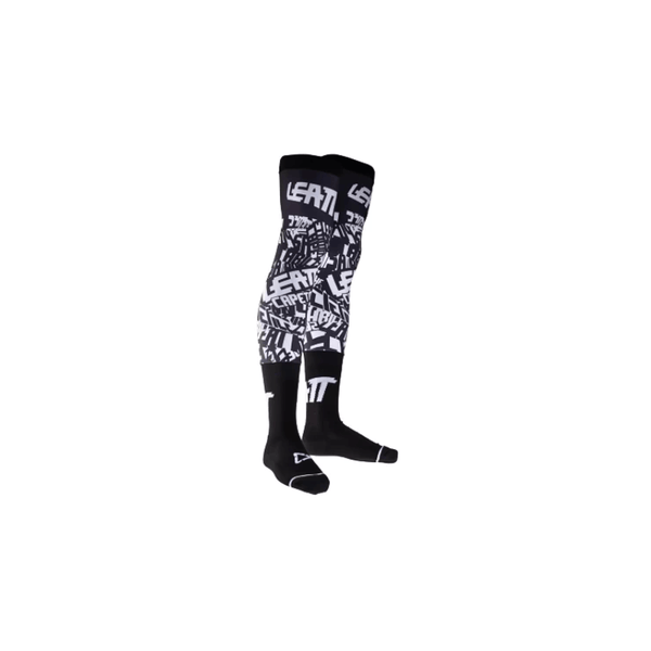 Boots Knee Brace Sleeve Socks Blk/Wht