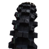 Cross/enduro tyre MITAS 80/100-12 TERRA FORCE-MX MH Rear Red & Green Stripe MEDIUM