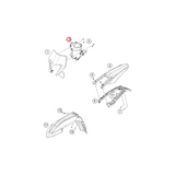 OEM Headlight mask wall support bottom KTM EXC 2024+