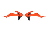 Plastics Side Panes Tank/Radiator Covers 2017-2019 KTM Orange