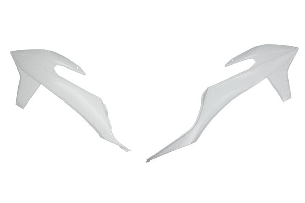 Plastics Tank  Side Panes Radiator Cover 2020-2023 KTM White